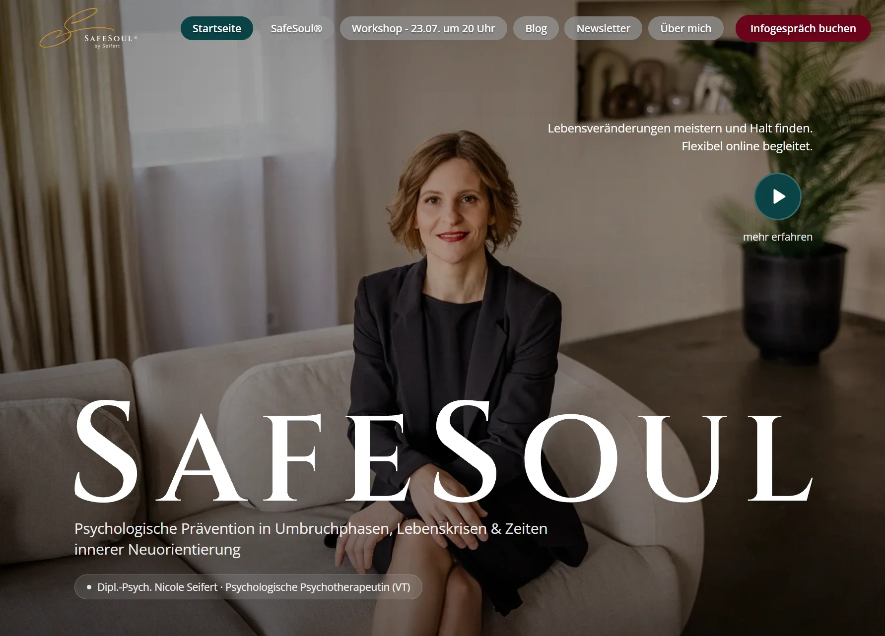Website von Dipl.-Psych. Nicole Seifert