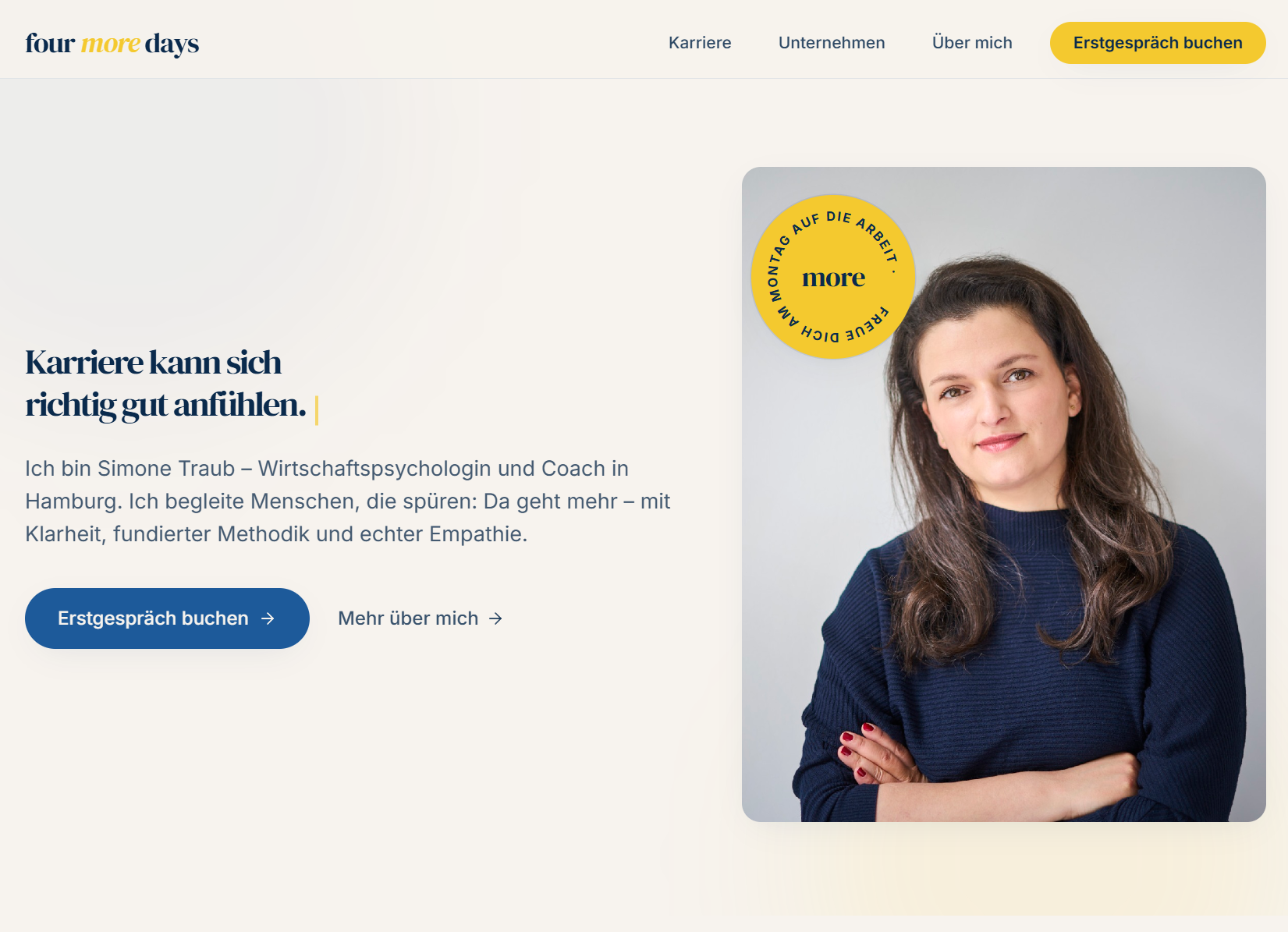 Website von Simone Traub